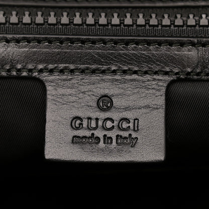 Gucci Techno Canvas GucciGhost Double Buckle Backpack Black New Acquamarine 6 of 8