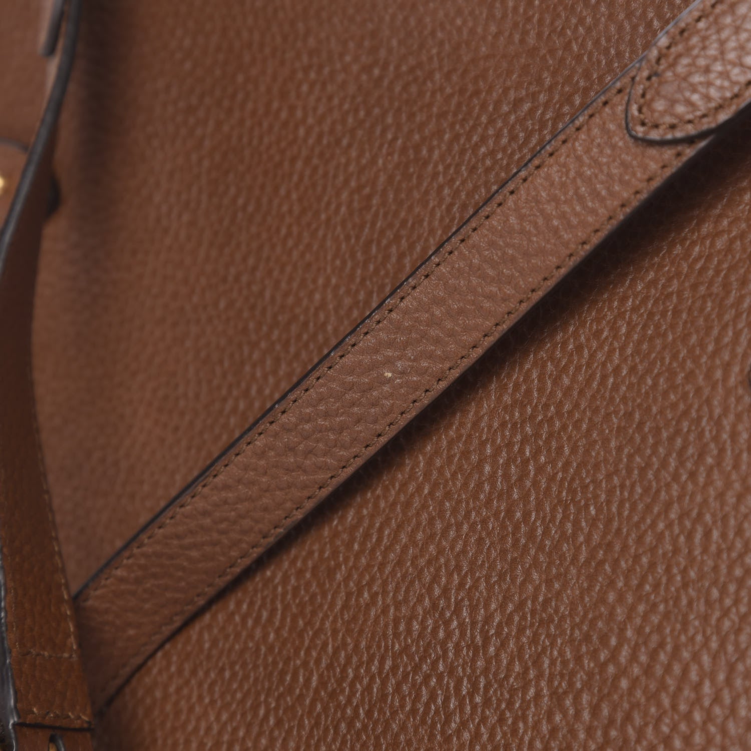 Mulberry Small Classic Grain Calfskin Amberley Satchel Oak 7 of 11