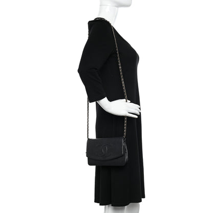 Chanel Caviar Timeless CC Wallet on Chain WOC Black 2 of 18