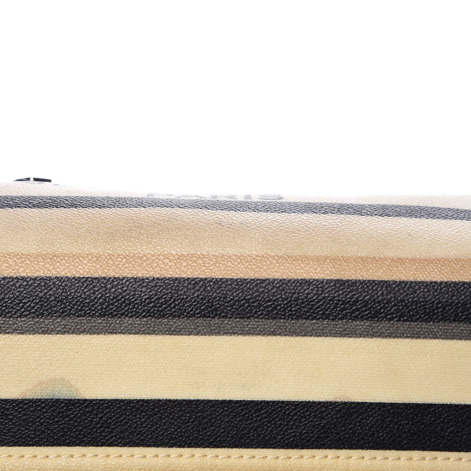 Chanel Coated Canvas Le Train Boston Bag 12 of 15