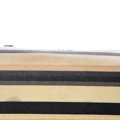 Chanel Coated Canvas Le Train Boston Bag 12 of 15