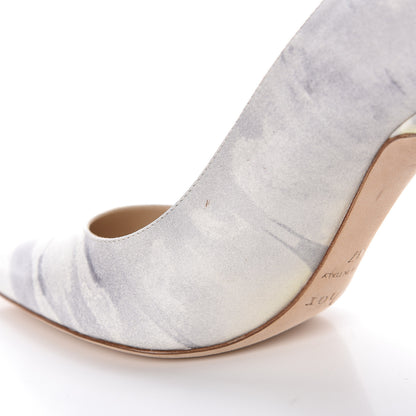 Christian Dior Patent Cherie Pointy Toe 100mm Pumps 37 Mist 12 of 14