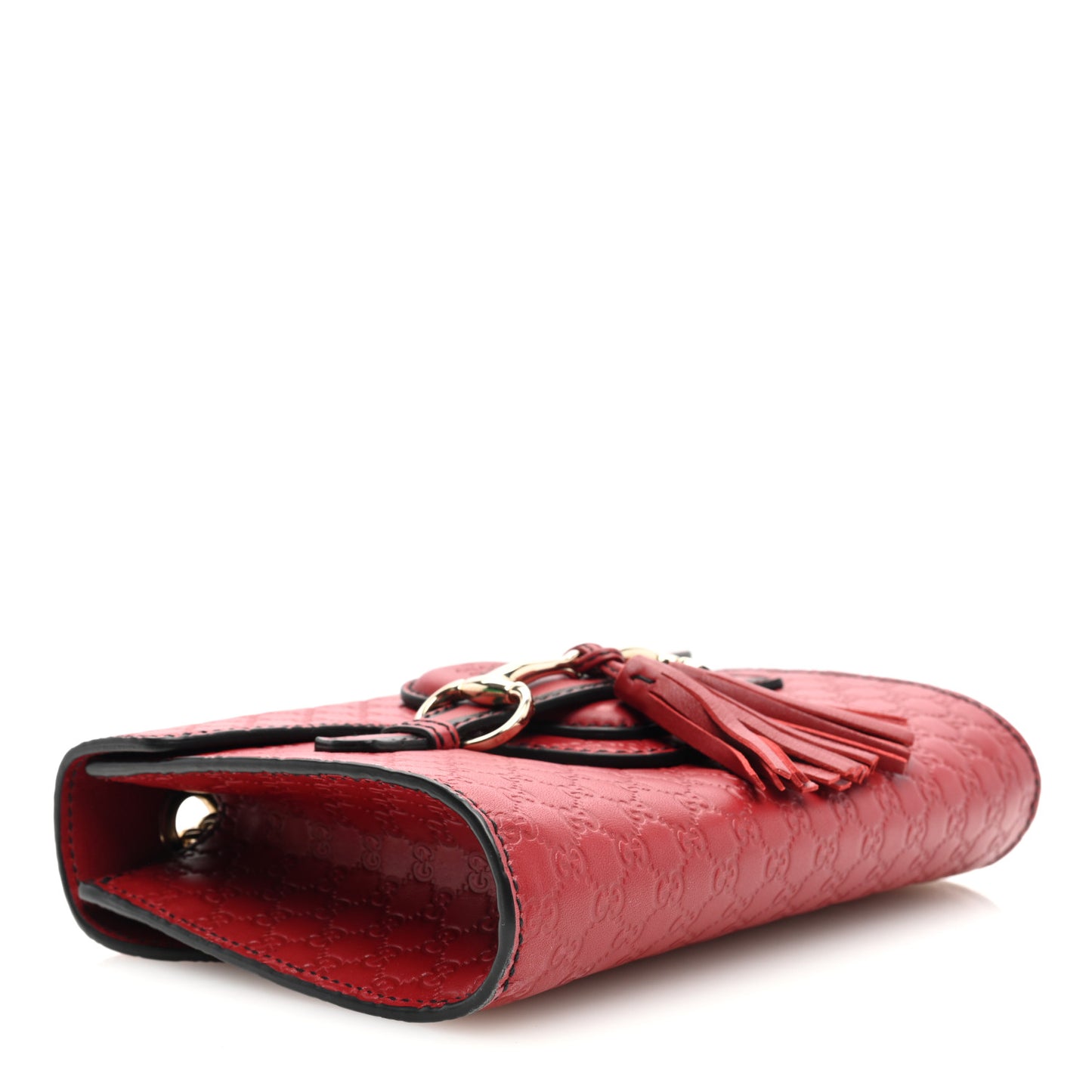 Soft Microguccissima Mini Emily Chain Shoulder Bag Rosso