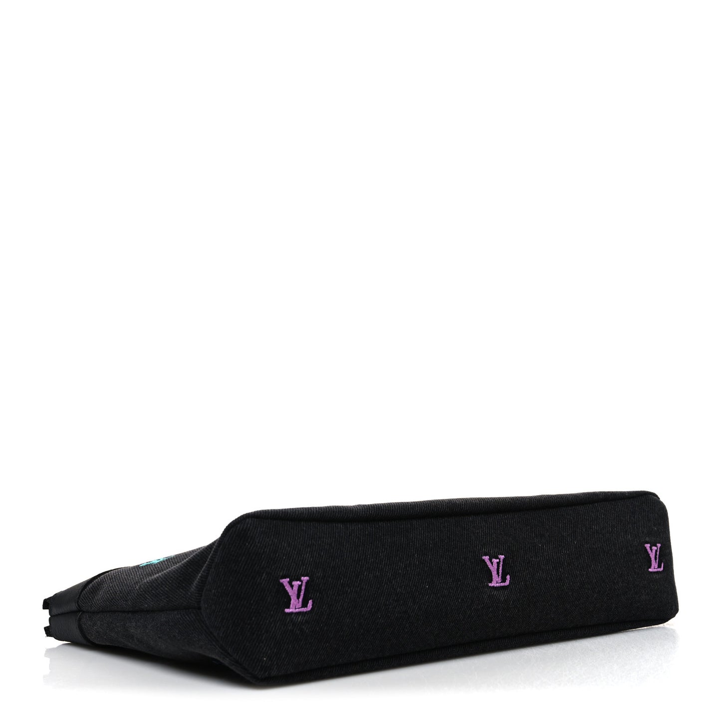 Blason Denim Pochette Voyage Souple Black Gradient Blue