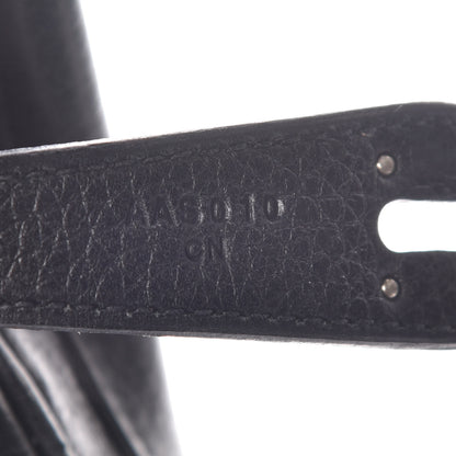 Hermes Taurillon Clemence Lindy 30 Black 9 of 15