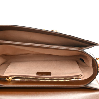 Gucci GG Supreme Monogram Horsebit 1955 Shoulder Bag Beige Brown Sugar 5 of 9
