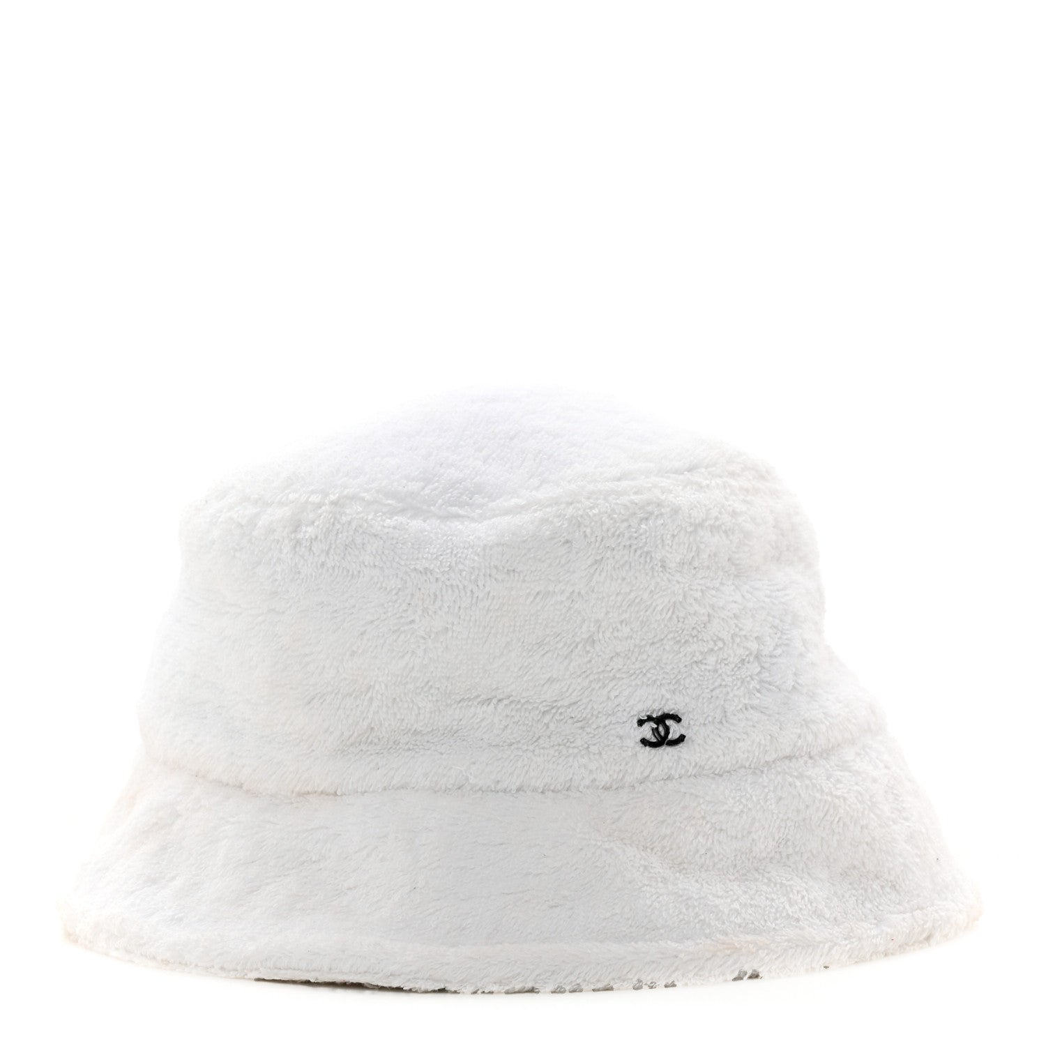 Chanel Terry Cloth CC Bucket Hat L White 1 of 12