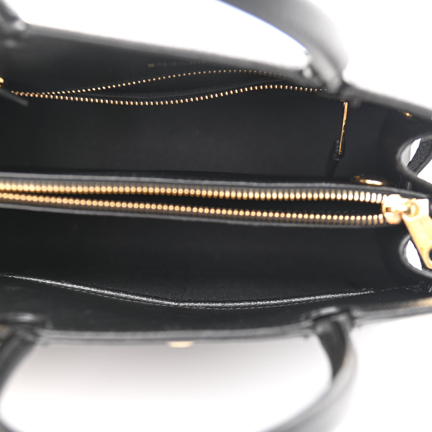Burberry Grainy Calfskin Mini Two Handle Title Bag Black 5 of 10
