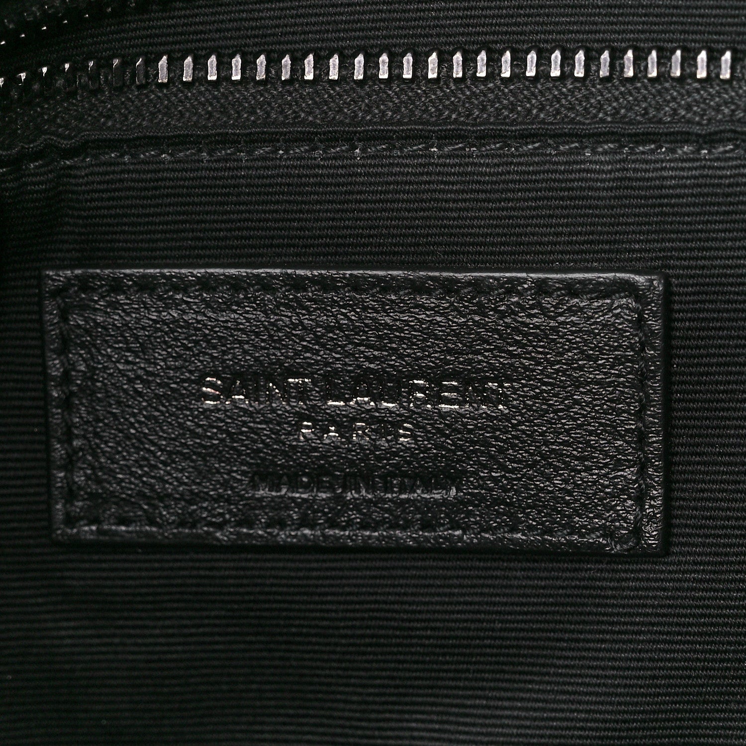 Saint Laurent Lambskin Quilted Monogram Monochrome Medium Loulou Puffer Chain Satchel Black 7 of 11