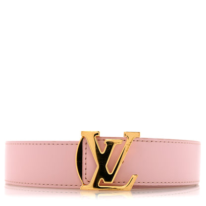 Louis Vuitton Damier Azur 30mm LV Initiales Reversible Belt 85 34 Pink 8 of 10