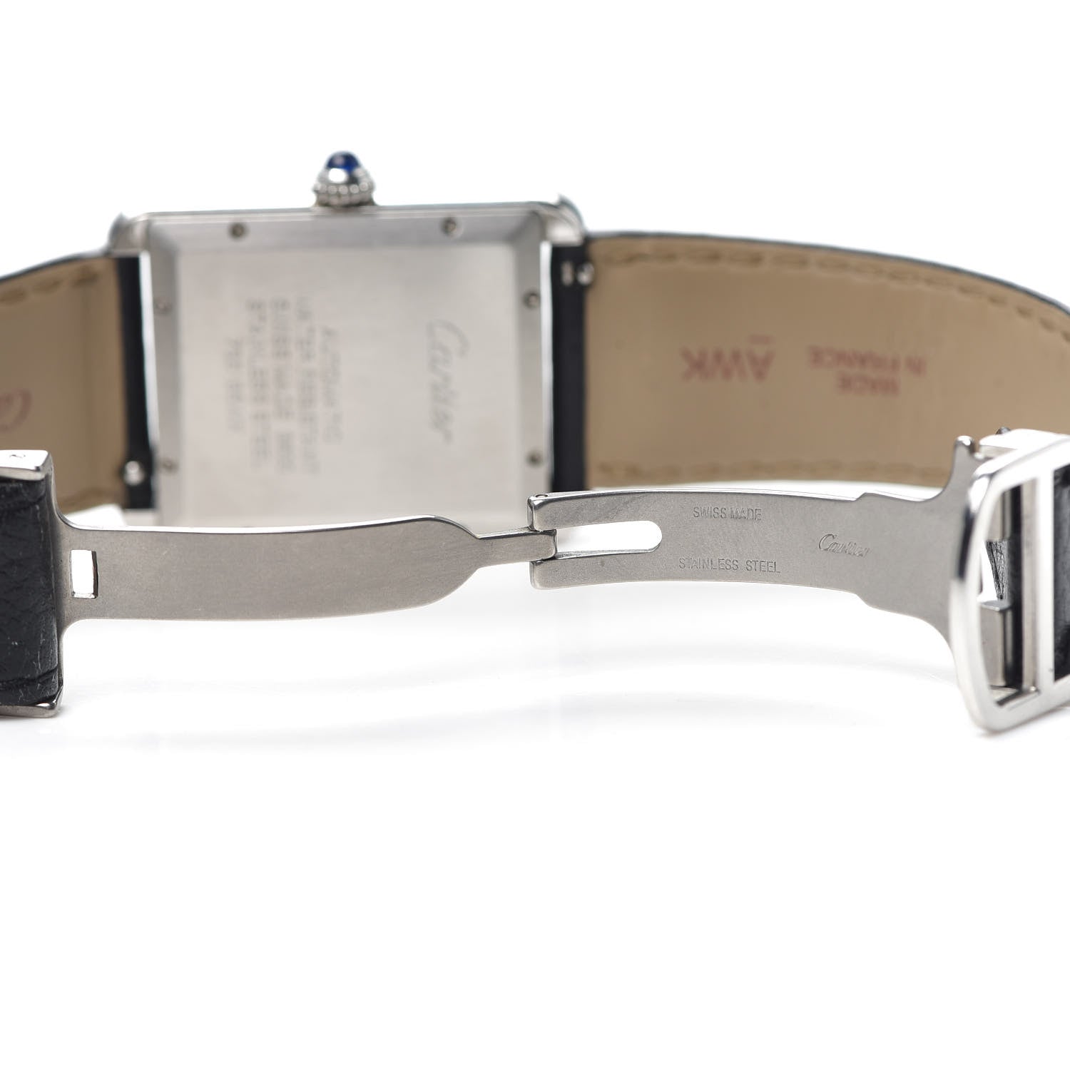 Cartier Stainless Steel Calfskin 31mm Tank Solo Automatic Watch 6 of 7