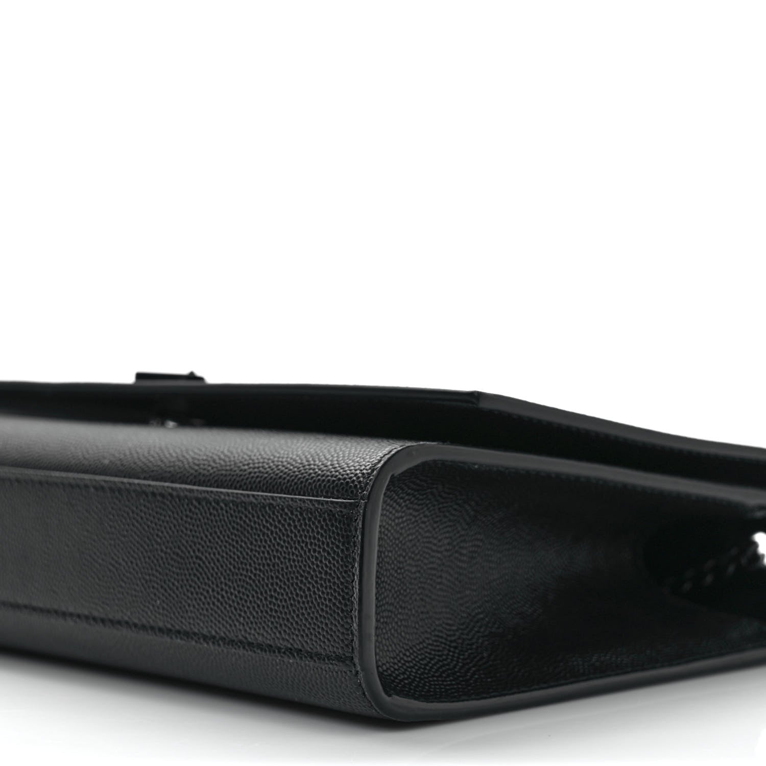 Saint Laurent Grain De Poudre Medium Classic Monogram Kate Satchel Black 9 of 9