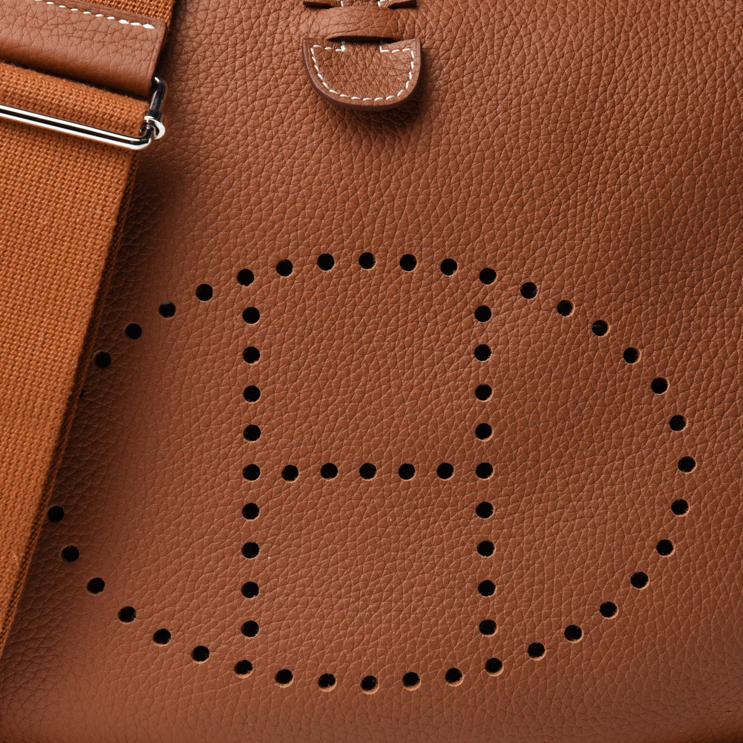 Hermes Taurillon Clemence Evelyne III PM Gold 12 of 12