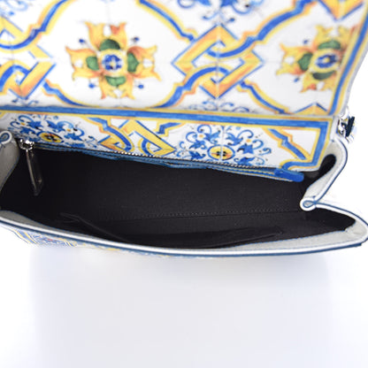 Dolce & Gabbana Dauphine Majolica Print Medium Miss Sicily Satchel Multicolor 5 of 10