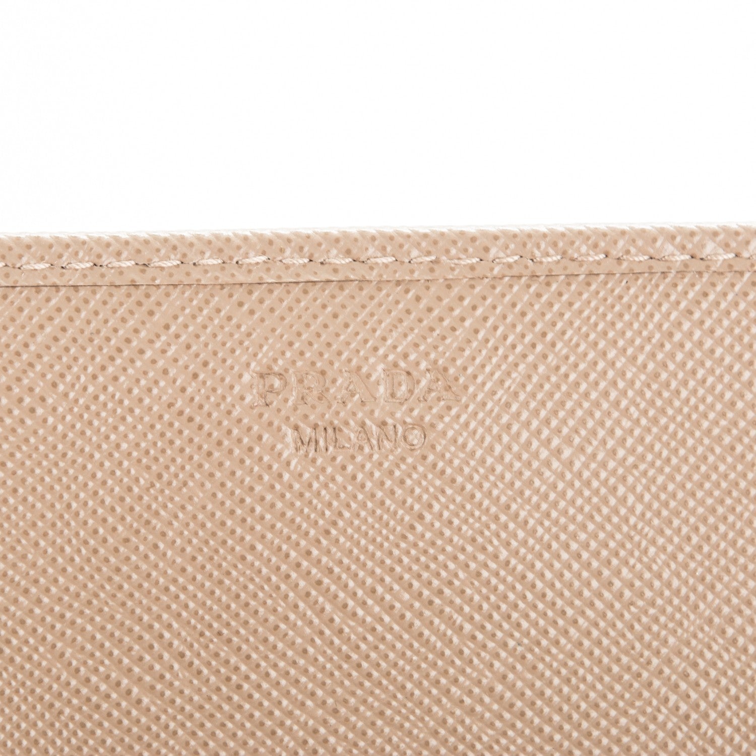 Prada Saffiano Metal Oro Chain Wallet Cammeo 6 of 8