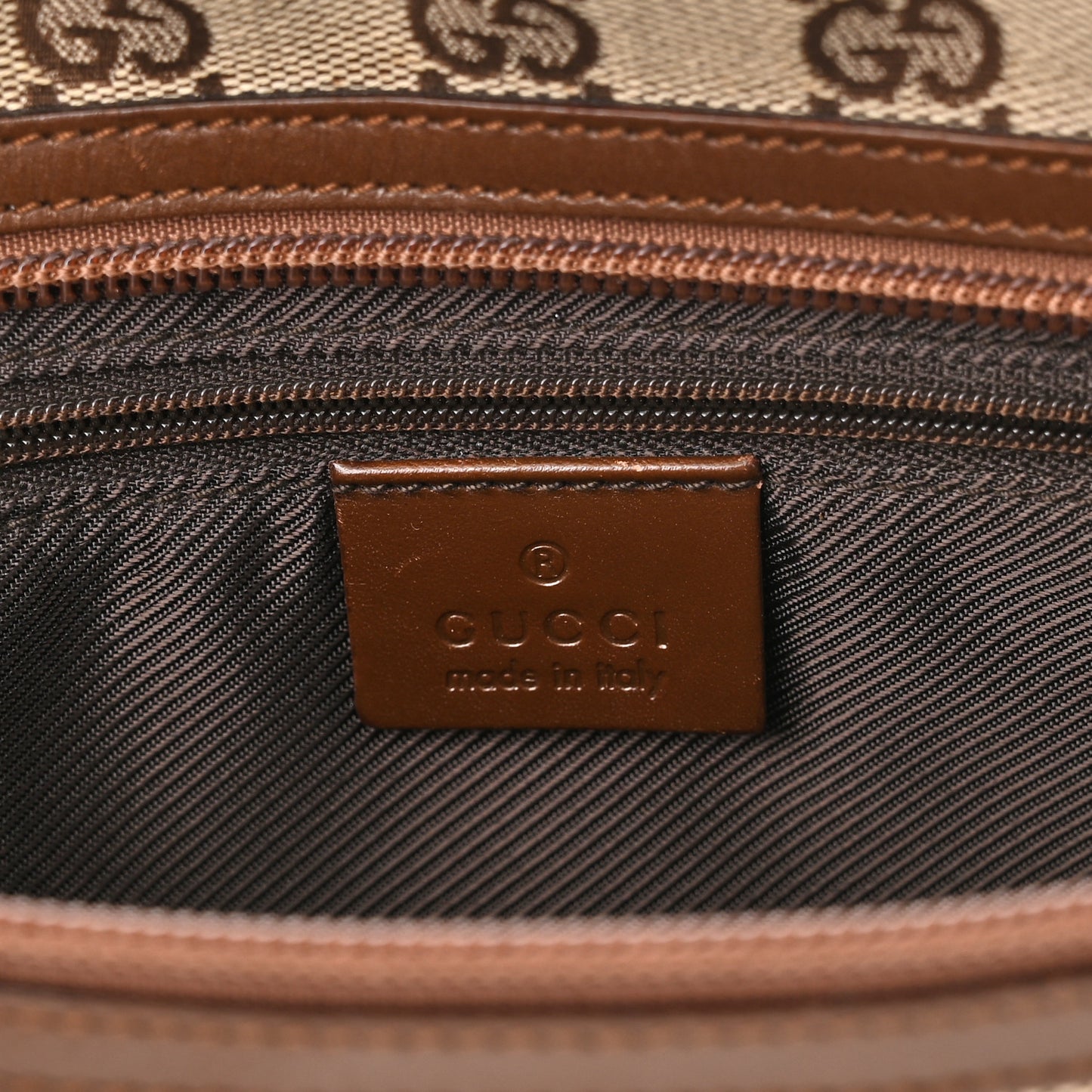 Monogram Flat Messenger Bag Dark Brown