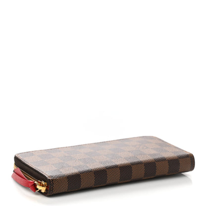 Louis Vuitton Damier Ebene Clemence Wallet Cherry 4 of 7