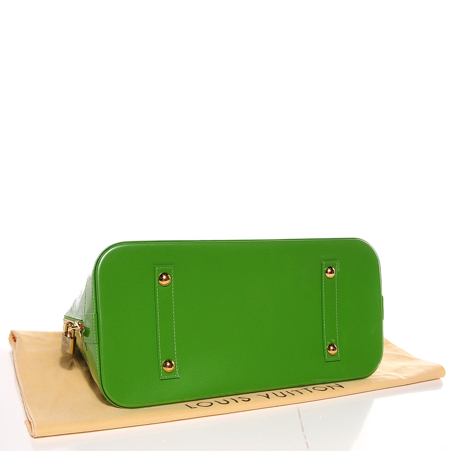 Louis Vuitton Vernis Alma GM Vert Tonic 4 of 7