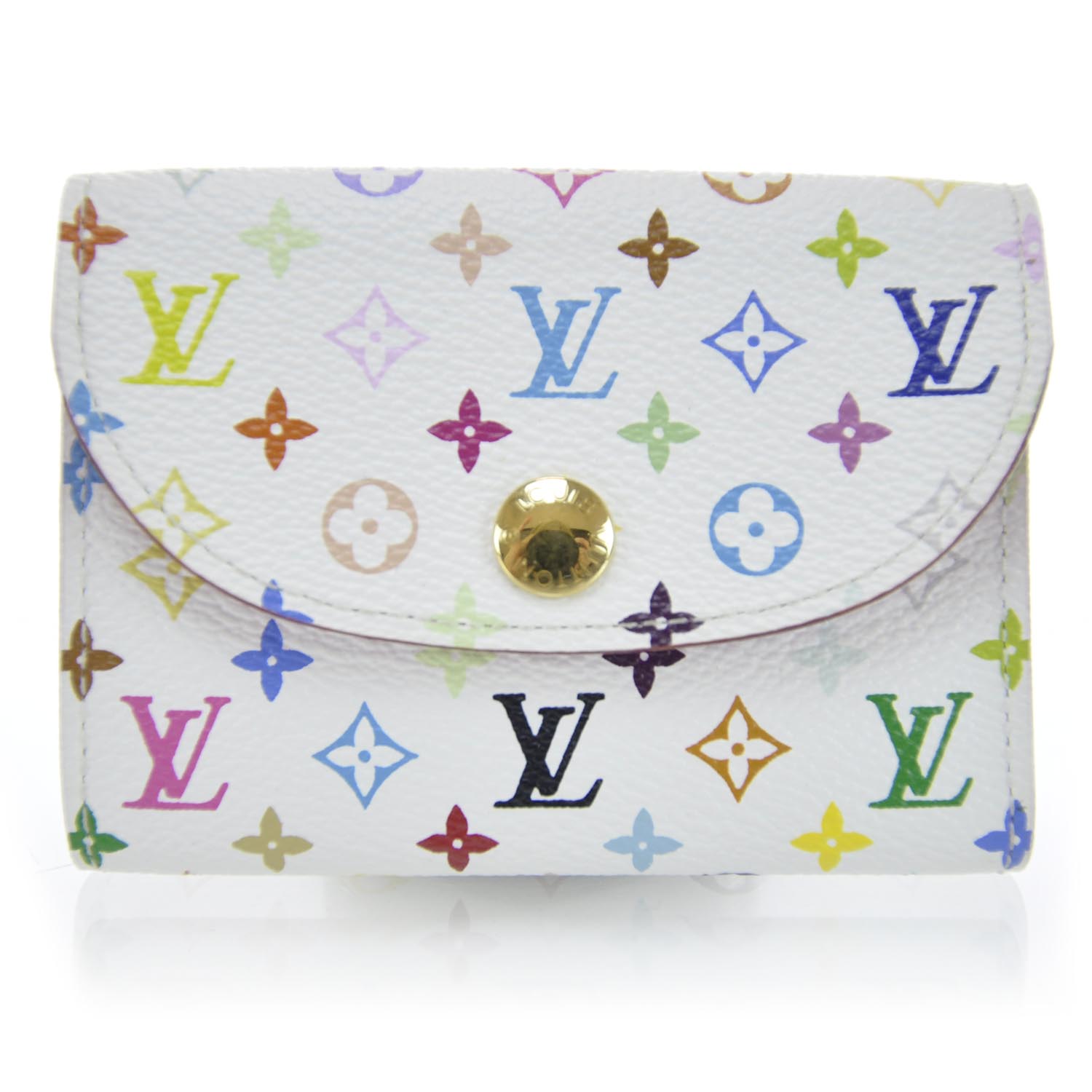 Louis Vuitton Monogram Multicolor Business Card Holder White 1 of 8