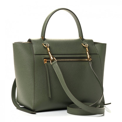 Celine Grained Calfskin Micro Belt Bag Army Green 2 of 4