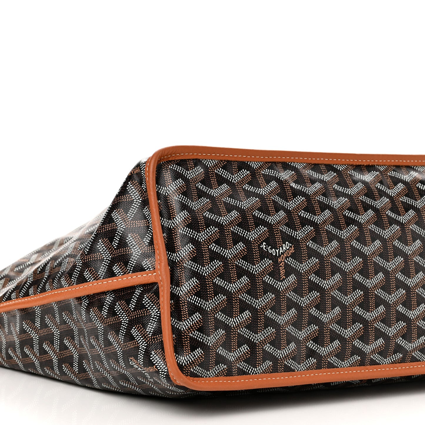 Goyardine Reversible Anjou PM Black Gold