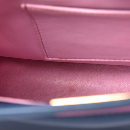 Fendi Nappa Colorblock Mini Peekaboo Iconic Satchel Iris Magenta Bubblegum 11 of 15