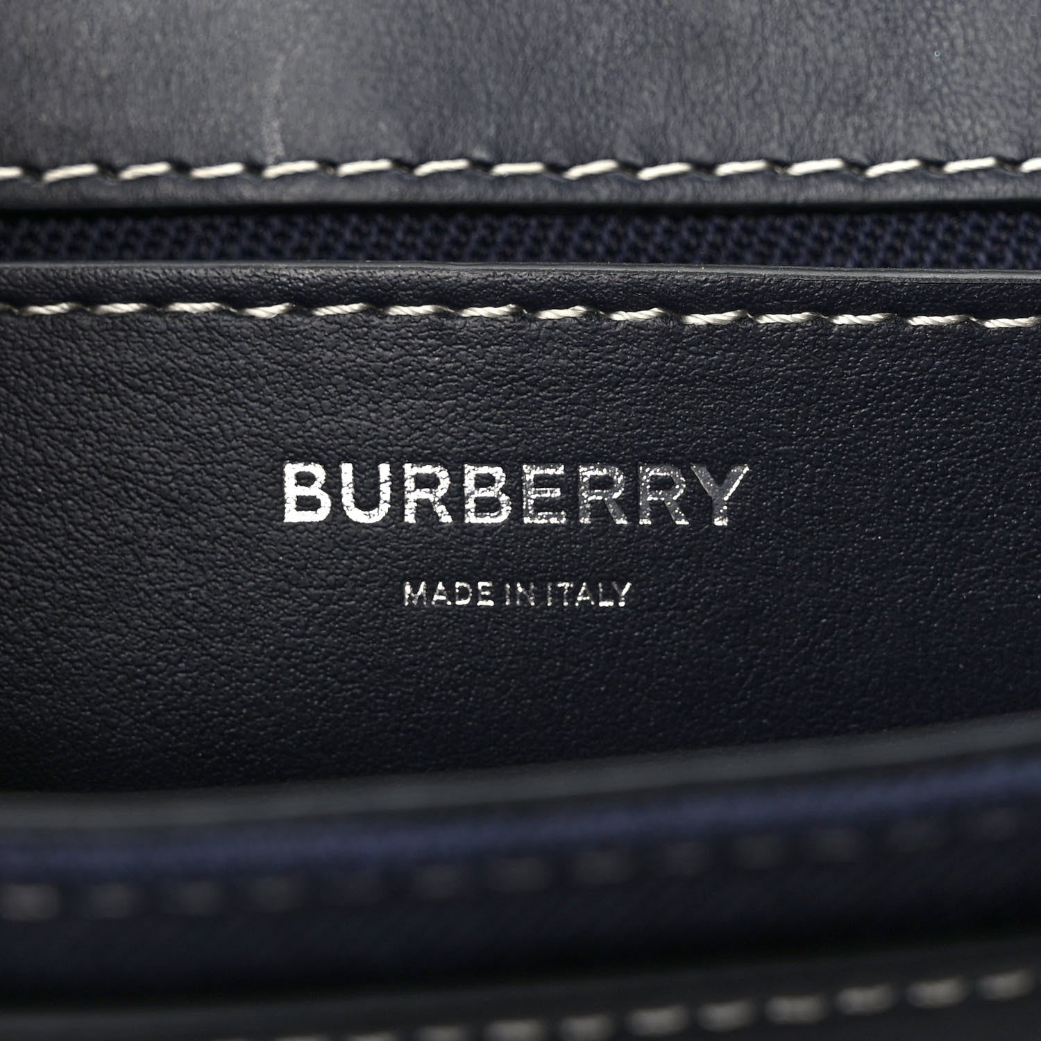 Burberry Denim Medium Note Crossbody Bag Navy 6 of 8