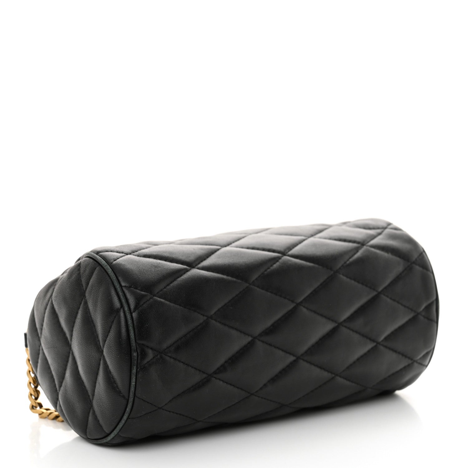 Saint Laurent Lambskin Monogram Small Sade Tube Bag Black 4 of 18