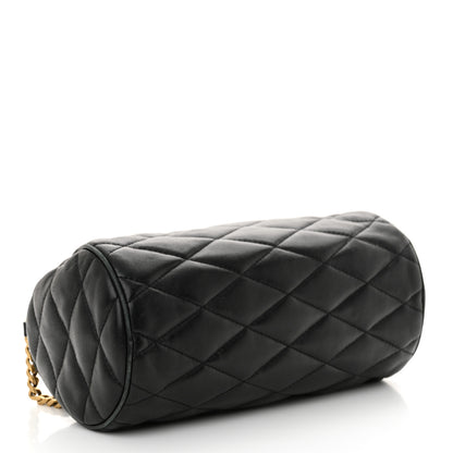 Saint Laurent Lambskin Monogram Small Sade Tube Bag Black 4 of 18