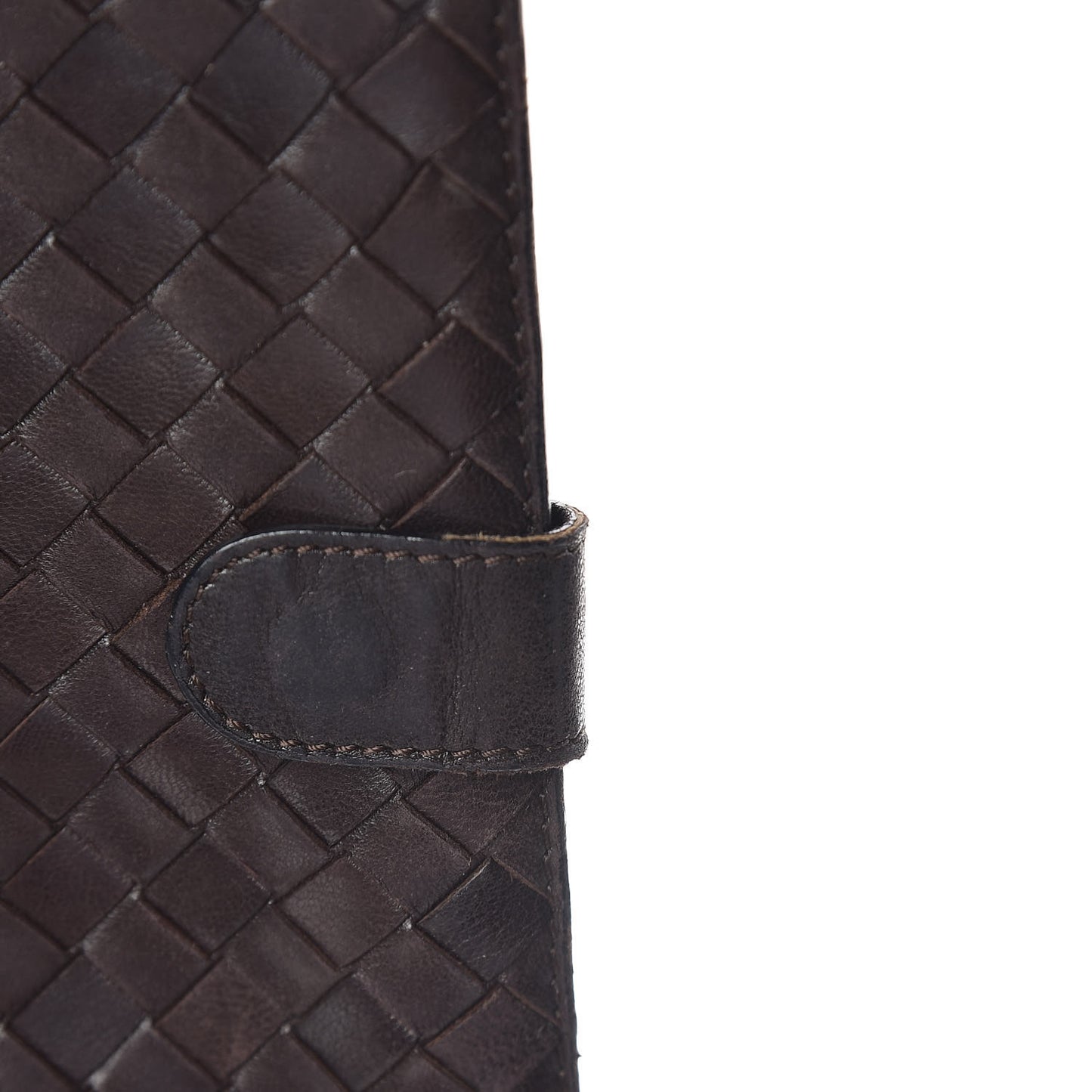 Nappa Intrecciato Continental Wallet Ebano