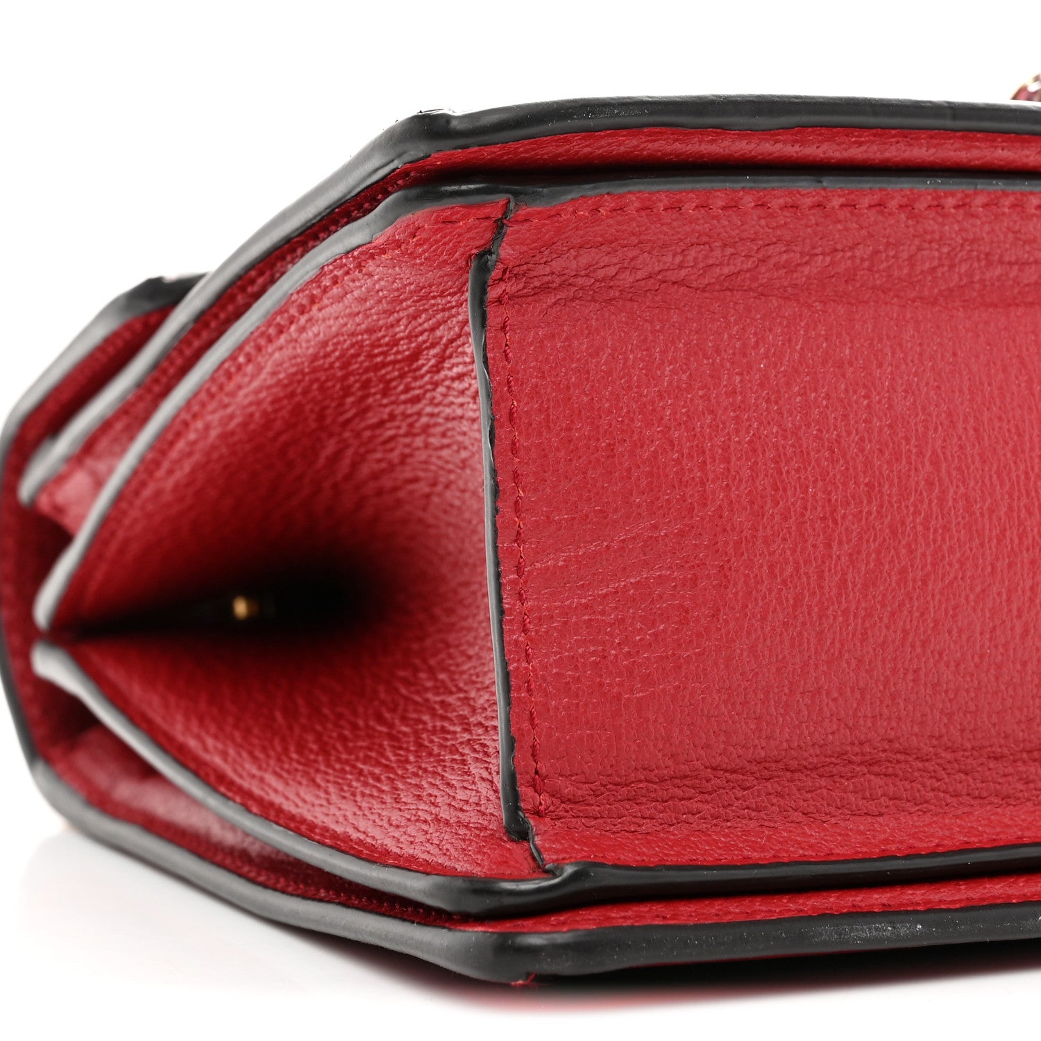 Gucci GG Supreme Monogram Small Queen Margaret Top Handle Bag Red 9 of 10