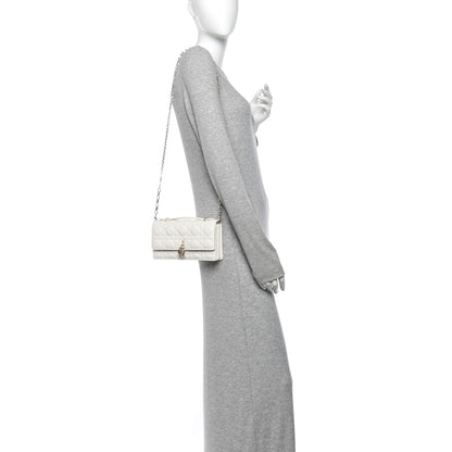 Christian Dior Lambskin Cannage Mini My Dior Bag Latte 2 of 12