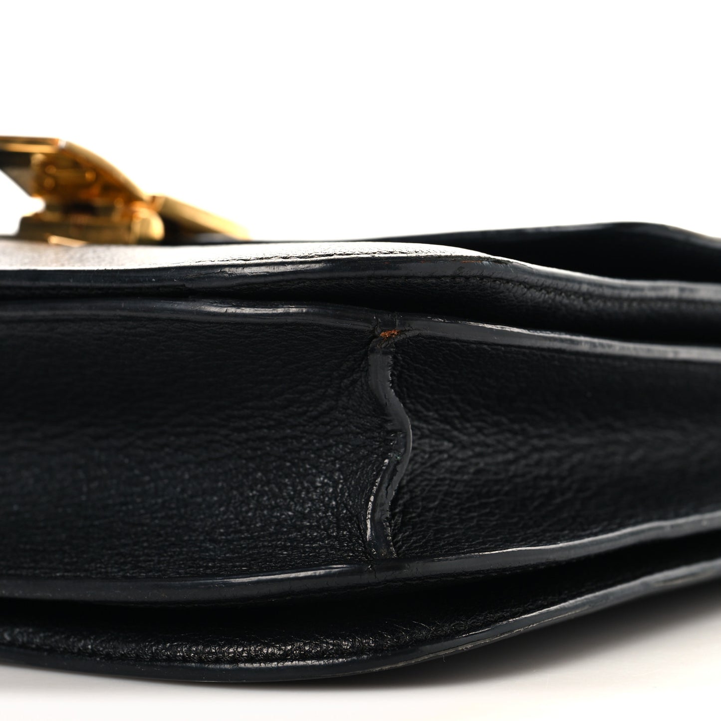 Goatskin Medium Classic Box Flap Bag Black