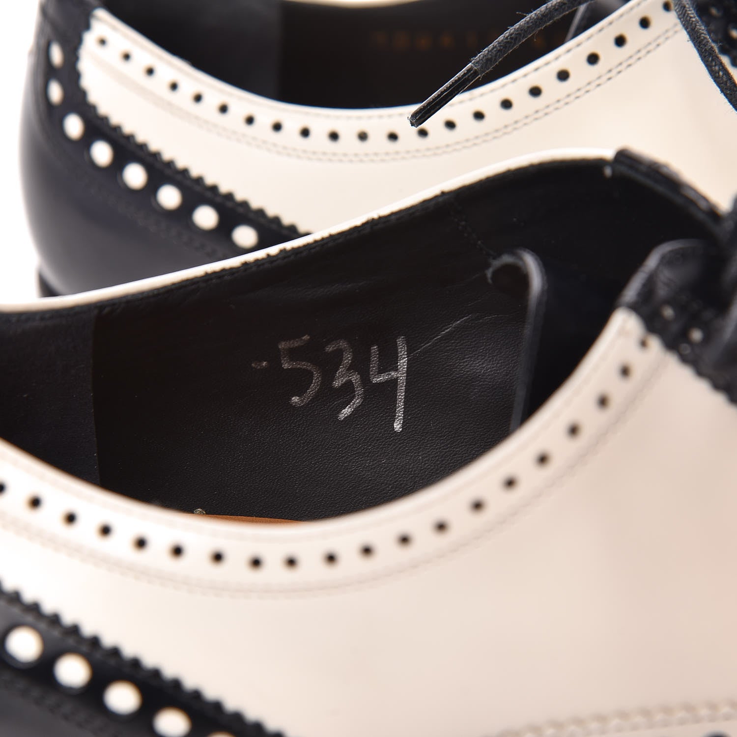 Christian Dior Calfskin Diorunit Oxford Flats 40 Black White 9 of 11