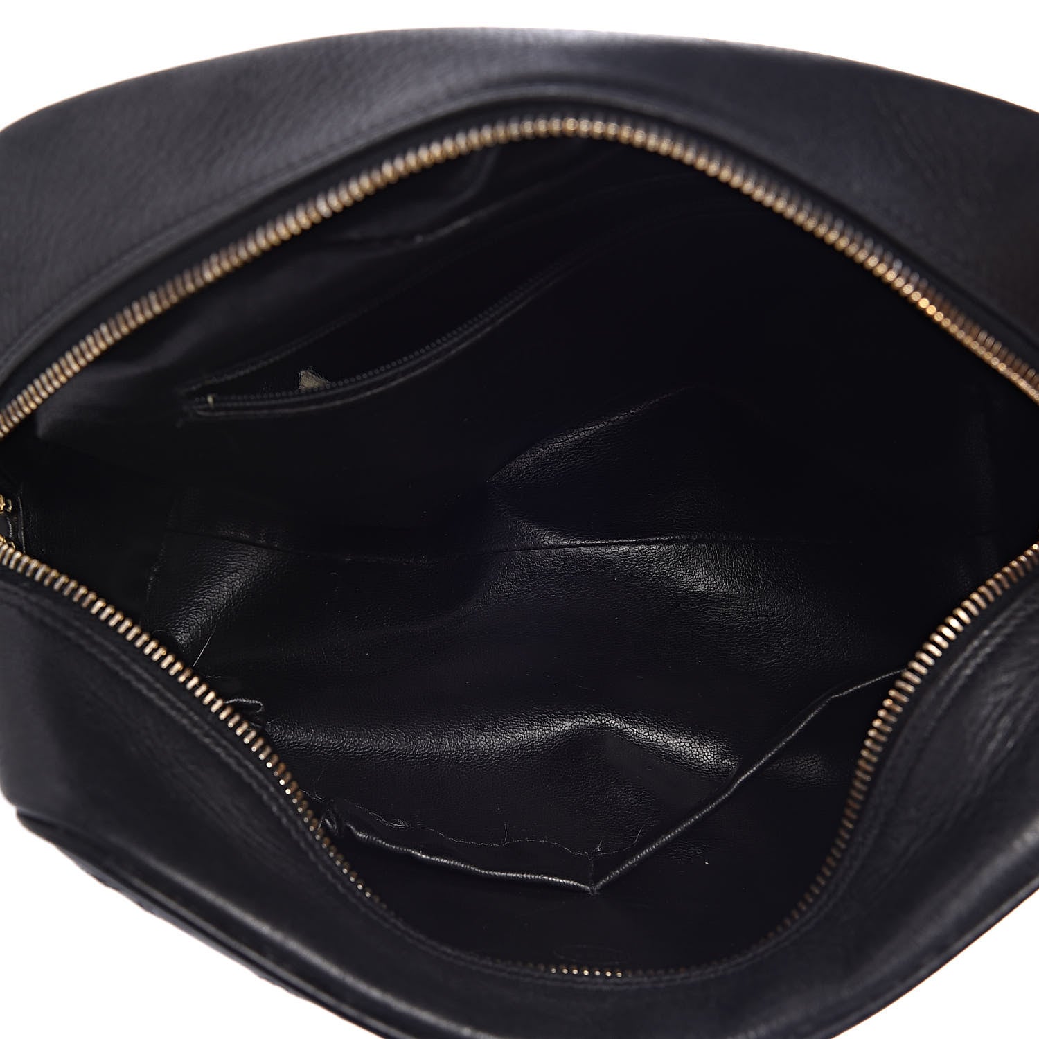 Chanel Lambskin Diamond Stitch Cosmetic Case Black 7 of 16