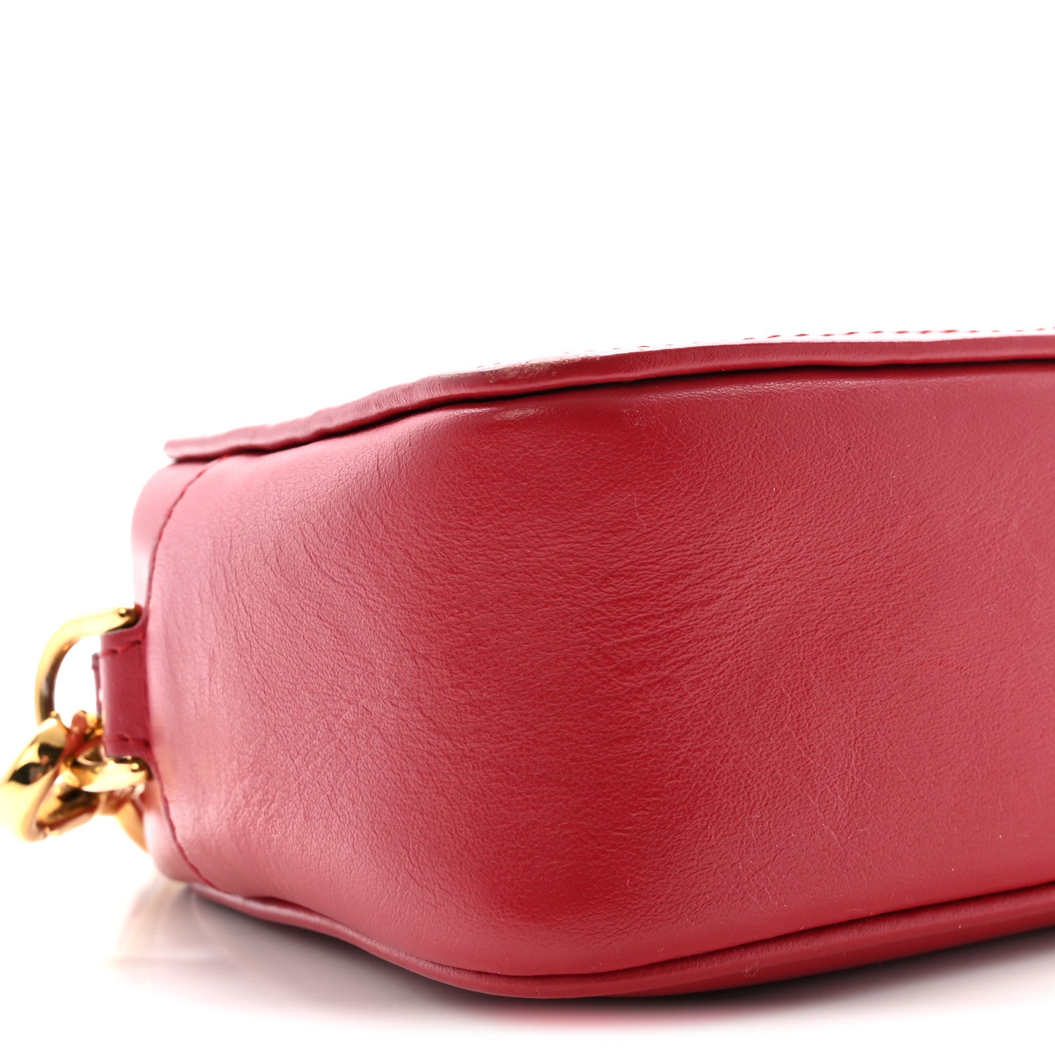 Fendi Vitello Century FF 1974 Embossed Mini Camera Case Fragola 9 of 10