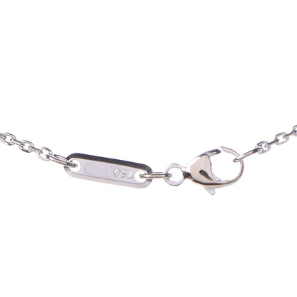 Chopard 18K White Gold Happy Diamonds Floating Heart Pendant Necklace 6 of 6