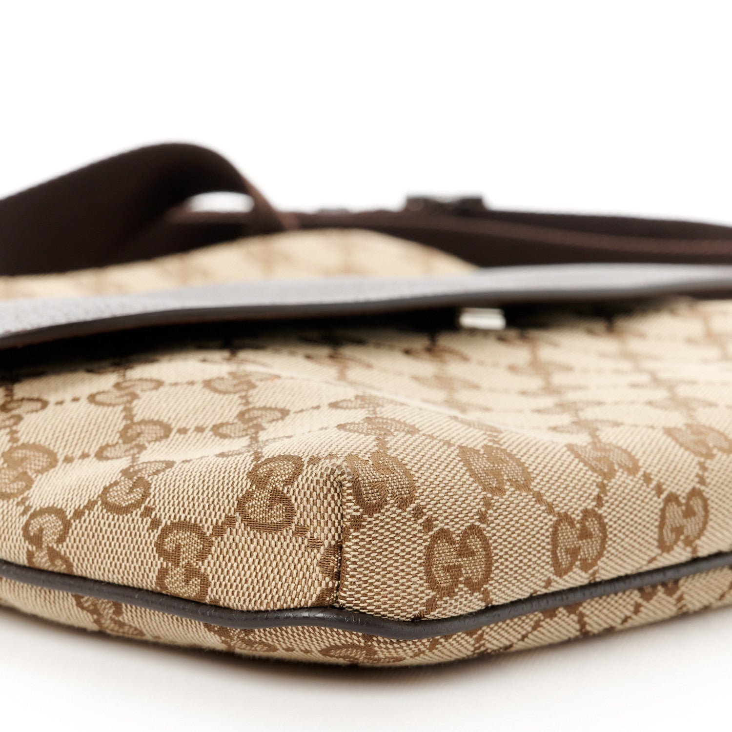 Gucci Monogram Small Messenger Dark Brown 12 of 13