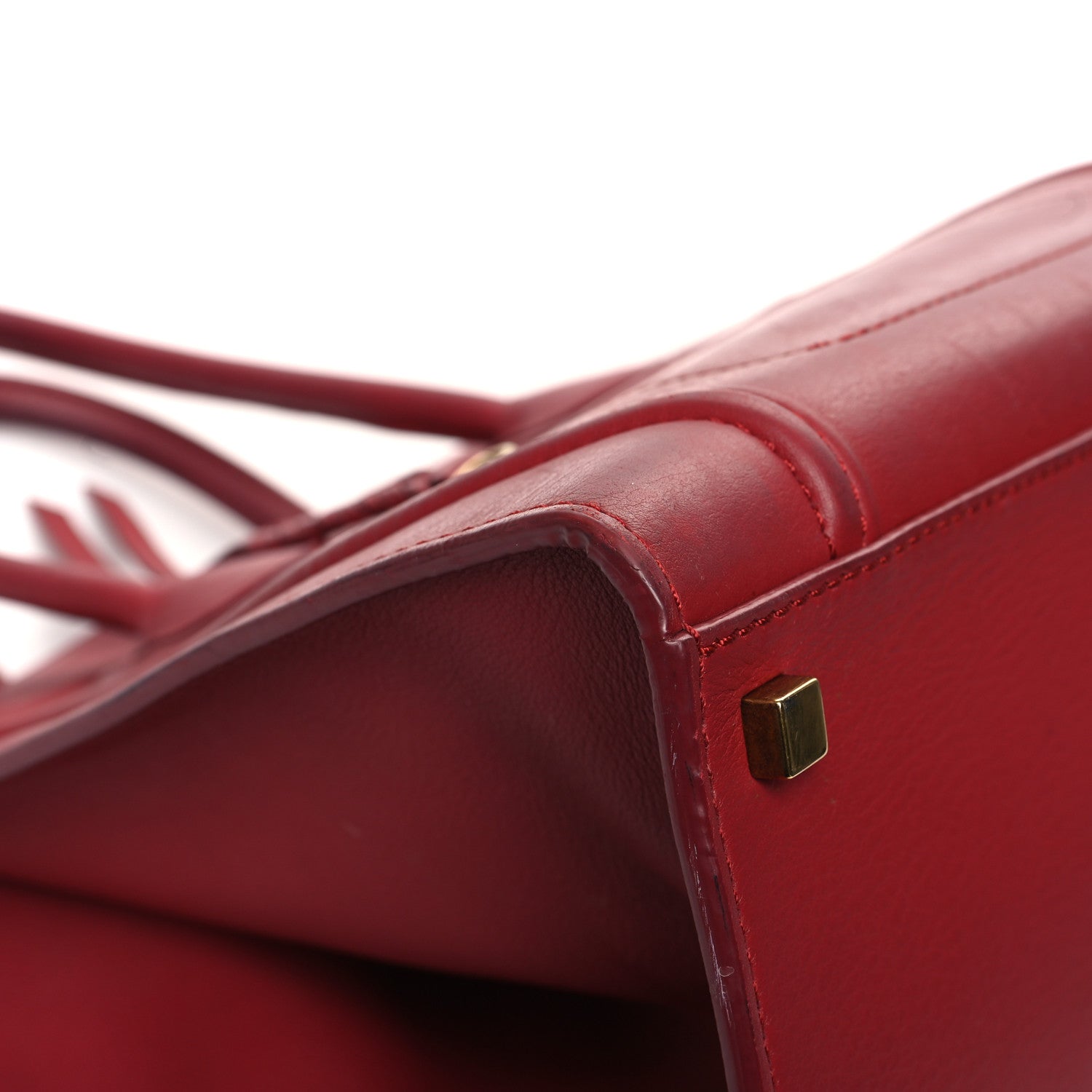 Celine Baby Grained Calfskin Medium Phantom Luggage Carmin 8 of 20