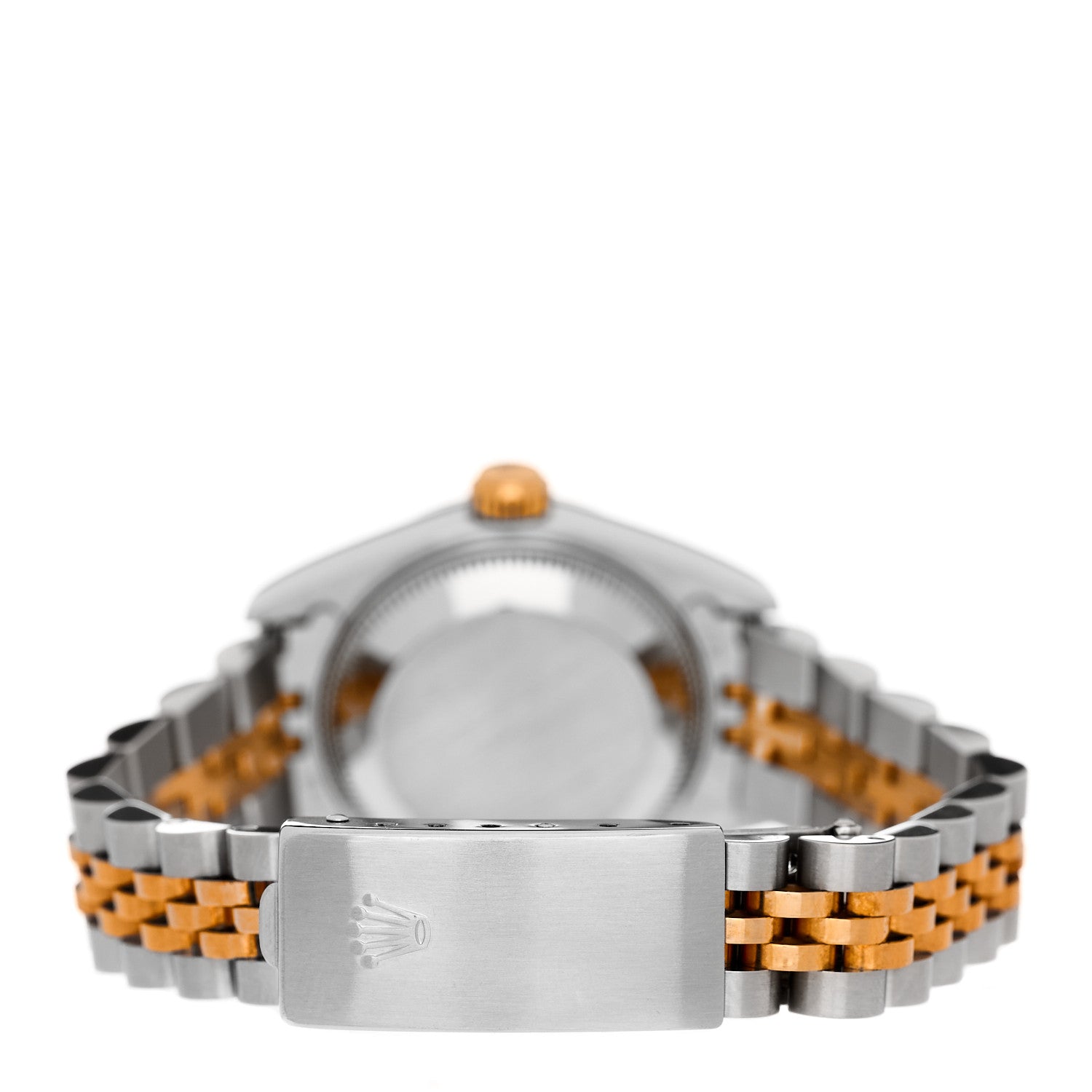 Rolex Stainless Steel 18K Yellow Gold Diamond 26mm Oyster Perpetual Datejust Watch Champagne 69173 6 of 8
