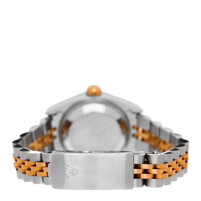 Rolex Stainless Steel 18K Yellow Gold Diamond 26mm Oyster Perpetual Datejust Watch Champagne 69173 6 of 8