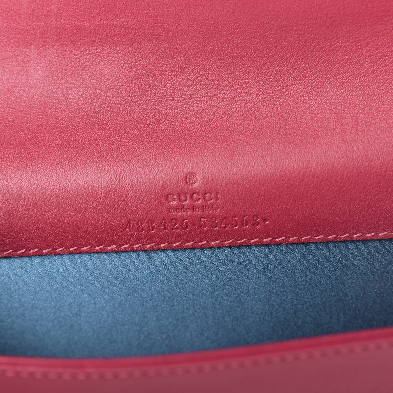 Gucci Velvet Matelasse Love Embroidered GG Marmont Mini Bag Light Raspberry Rose 8 of 13