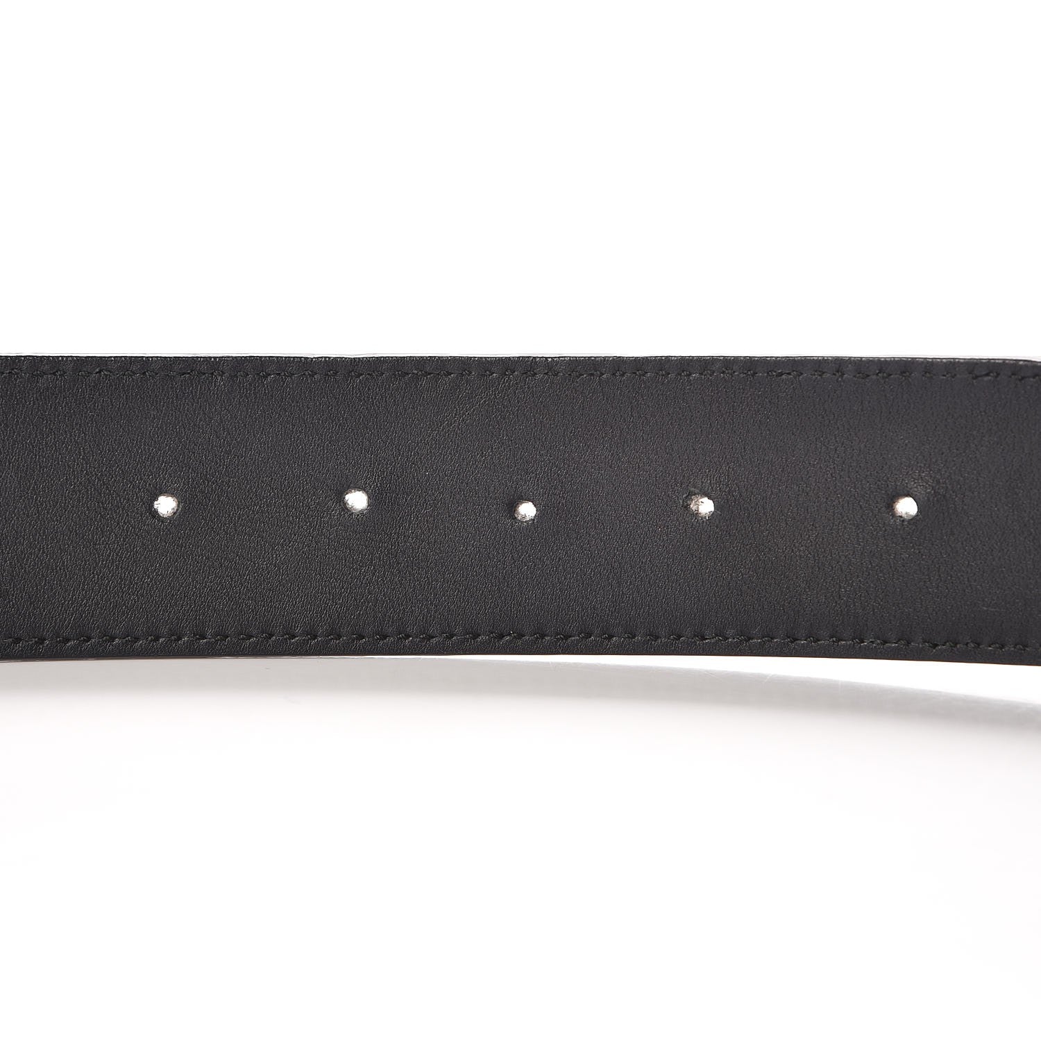 Gucci Textured Calfskin Double G 40mm Belt 95 38 Black 8 of 9