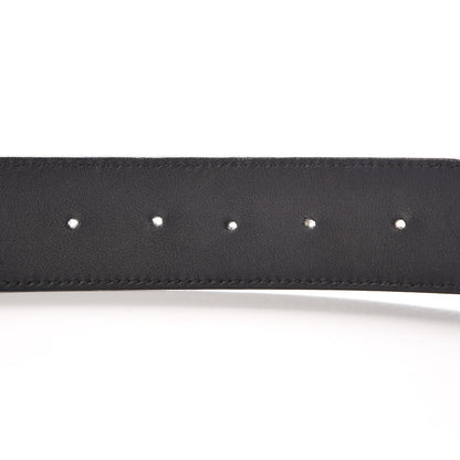 Gucci Textured Calfskin Double G 40mm Belt 95 38 Black 8 of 9