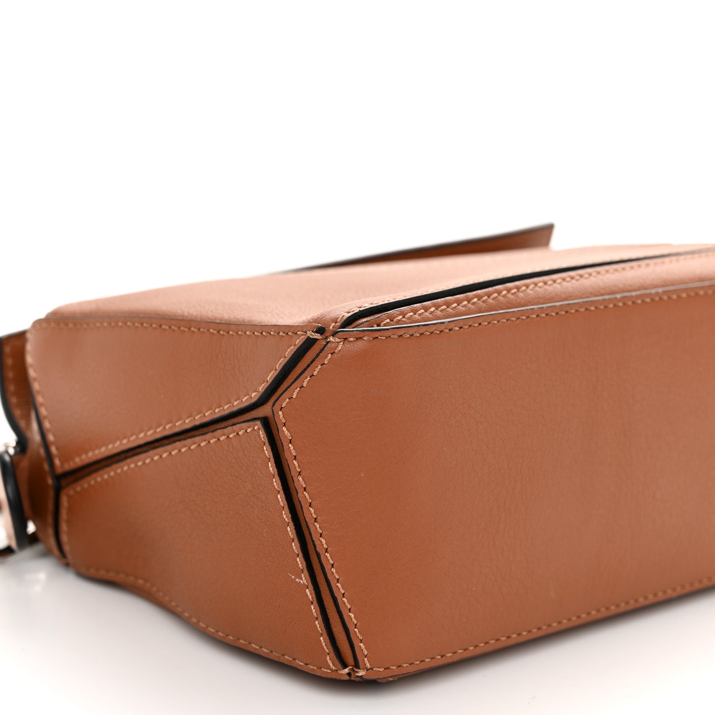Calfskin Mini Puzzle Bag Tan