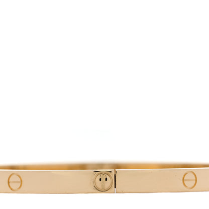 Cartier 18K Yellow Gold Small LOVE Bracelet 17 6 of 8