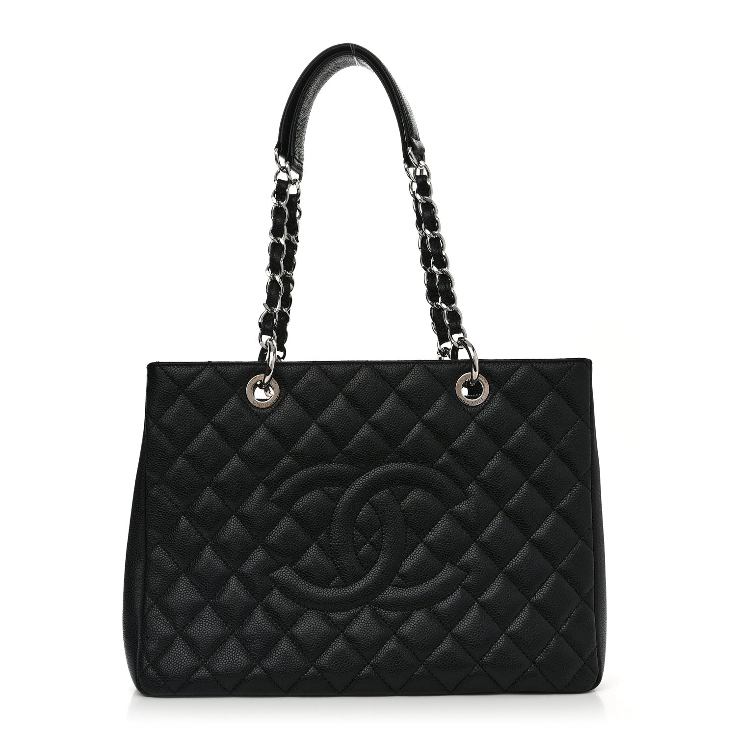 Chanel Caviar Quilted Grand Shopping Tote GST Black 1 of 11