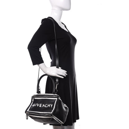 Givenchy Calfskin Small Logo Pandora Black 2 of 10