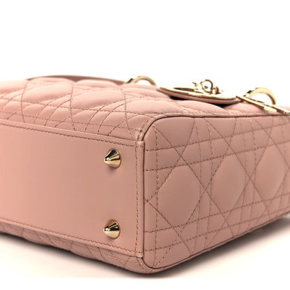 Christian Dior Lambskin Cannage Small My ABCDior Lady Dior Fard 10 of 10