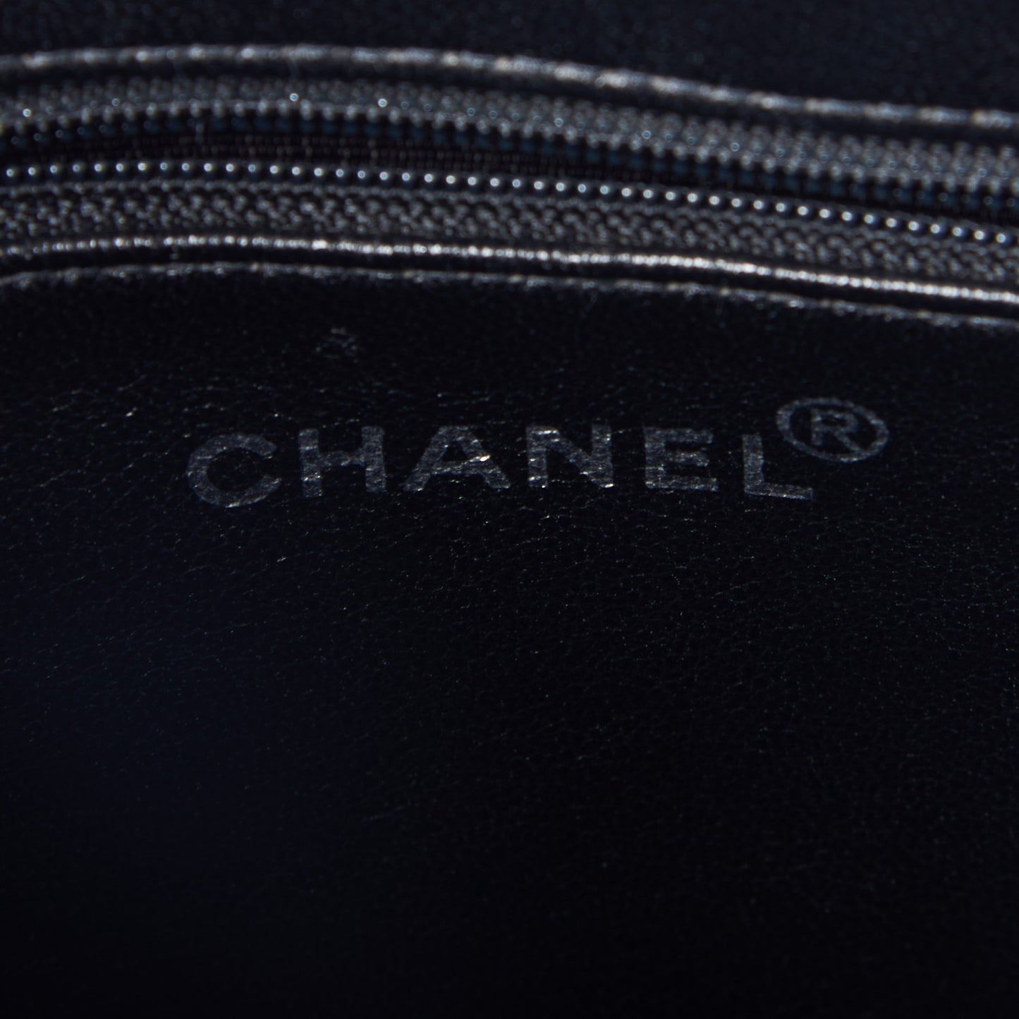 Caviar Quilted Medallion Tote Black